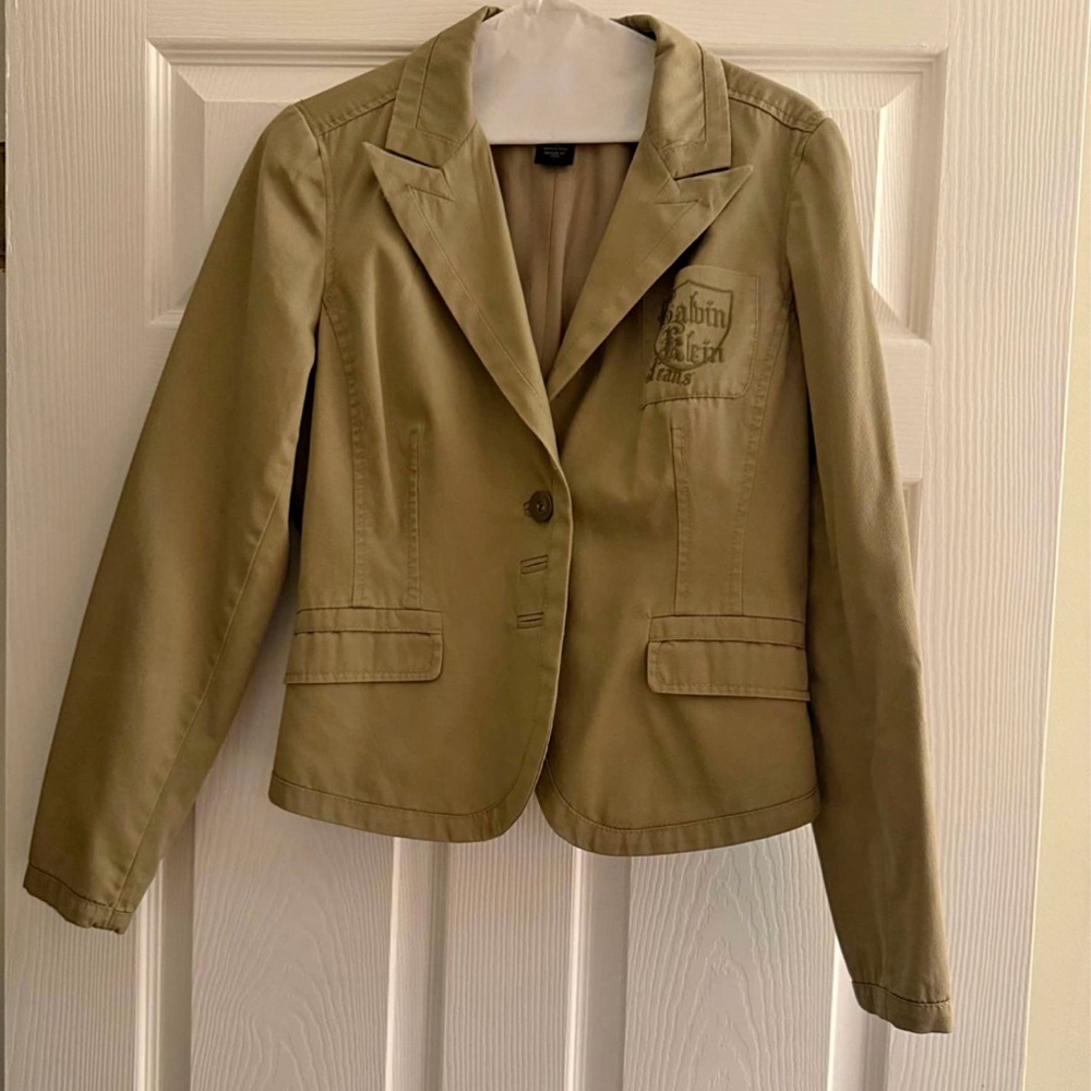 Calvin Klein Khaki Blazer